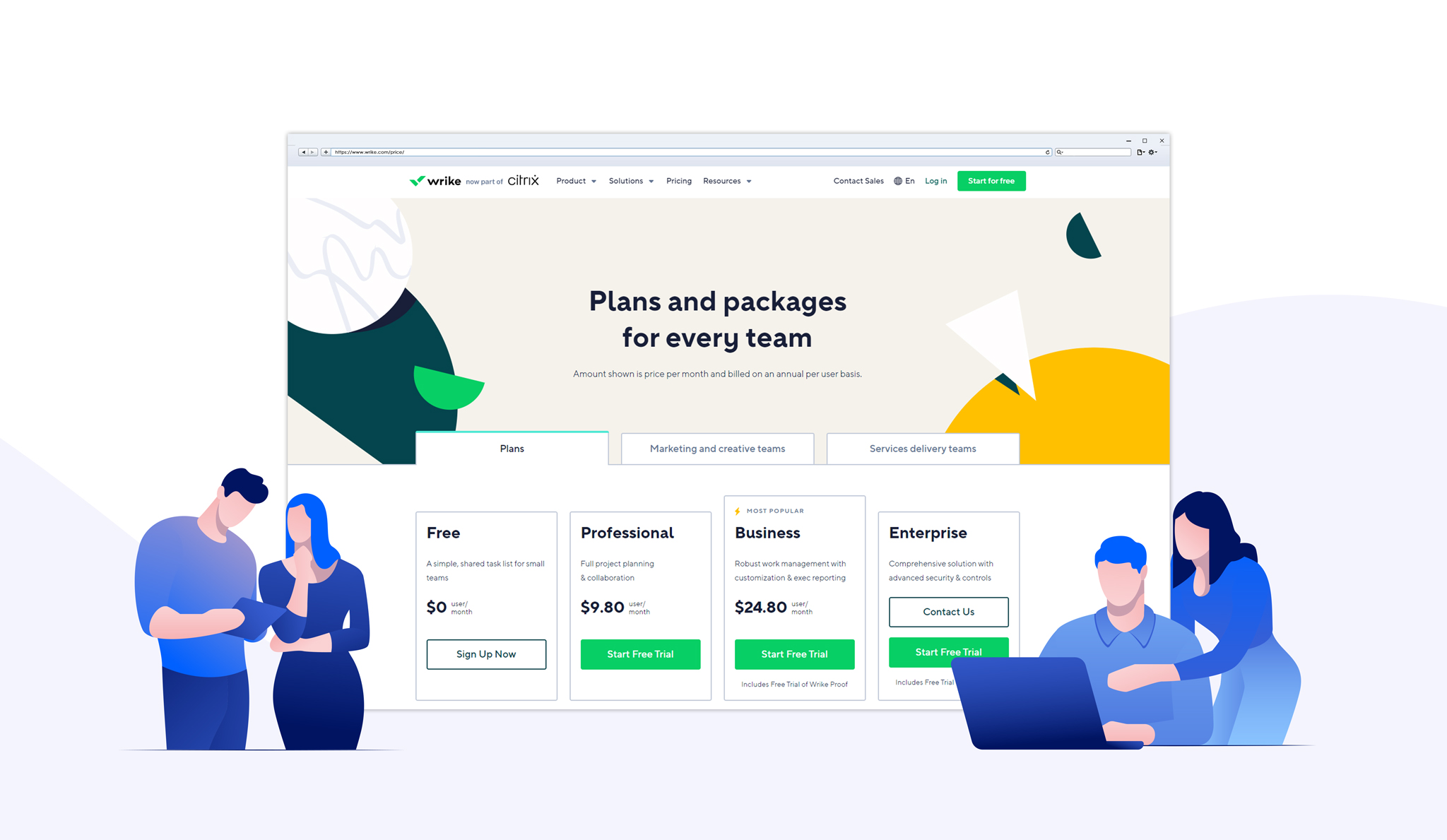 Wrike Pricing How Much Does Wrike Cost In 2021 SaasList