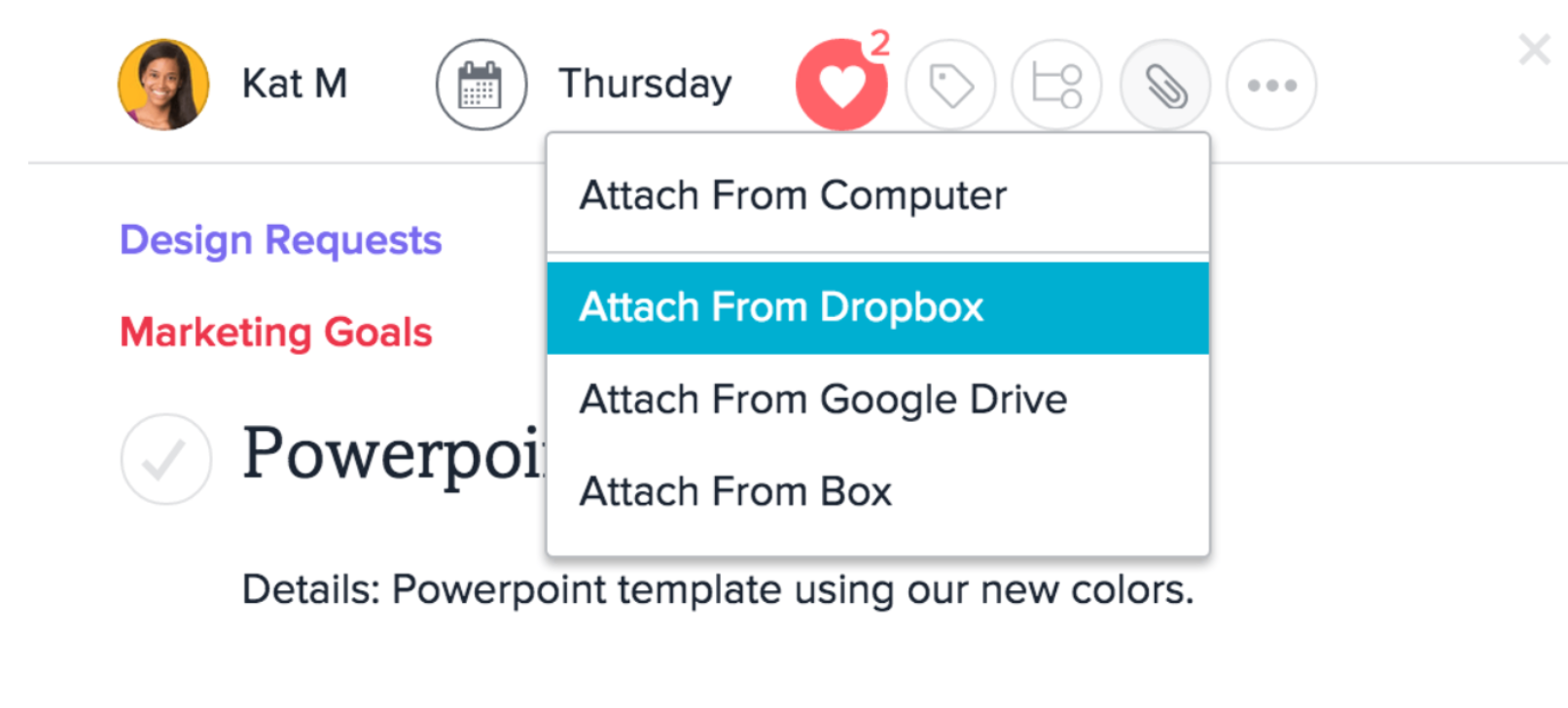 Dropbox Asana